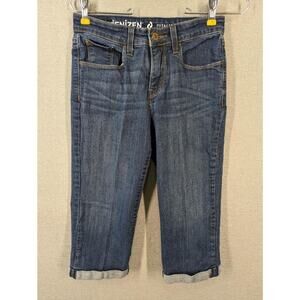 Denizen from Levis Blue Jeans Capri Size 4 Misses Totally Shaping -1223G68